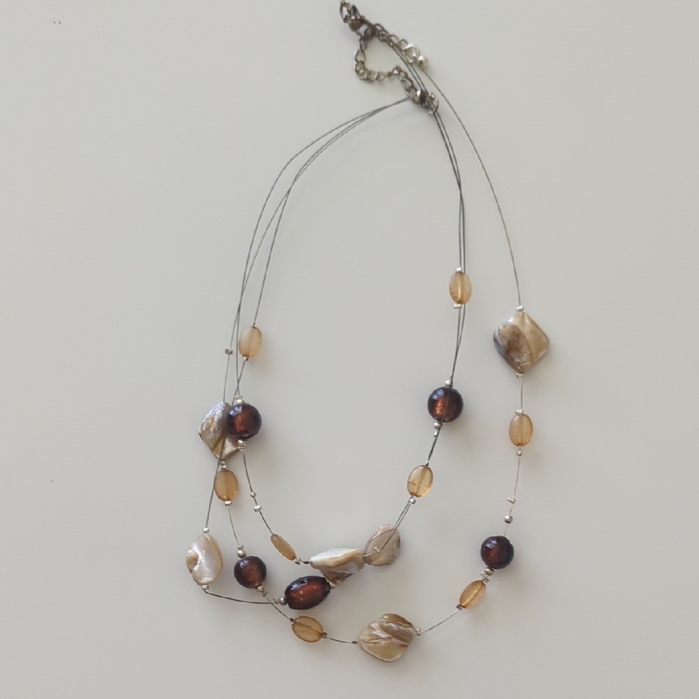 Elegant Multi-Color Beaded Necklace